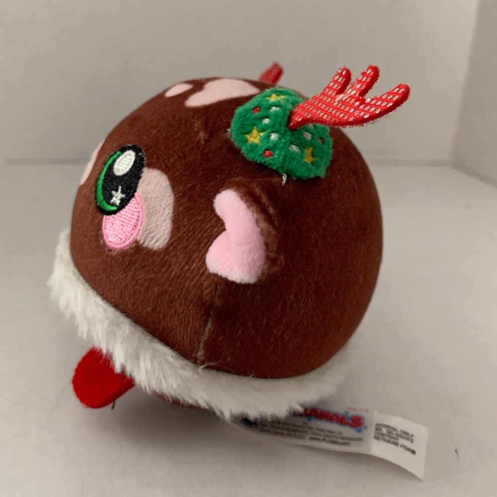 Claire’s Exclusive Squeezanals 4” Round Reindeer - Picture 2 of 9